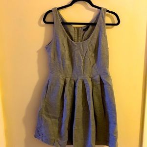 Gray flare dress